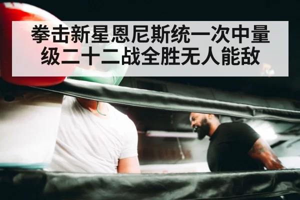 拳击新星恩尼斯统一次中量级二十二战全胜无人能敌